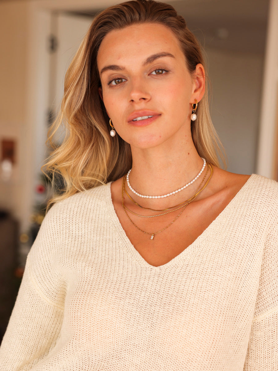 Aveline – Collar de Perlas Naturales