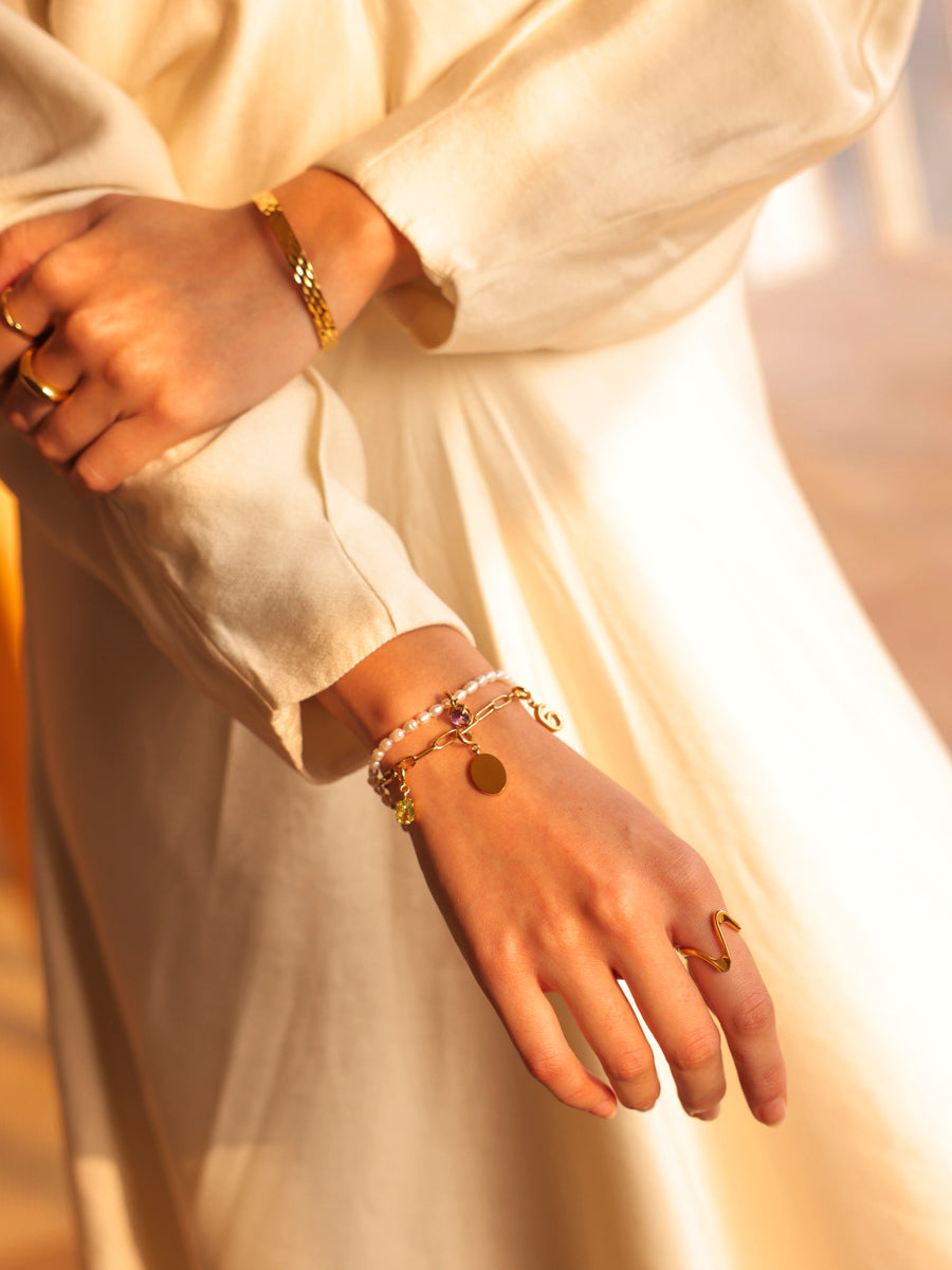 Neria – Pulsera de Perlas Naturales