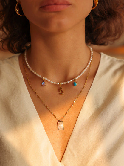 Aveline – Collar de Perlas Naturales
