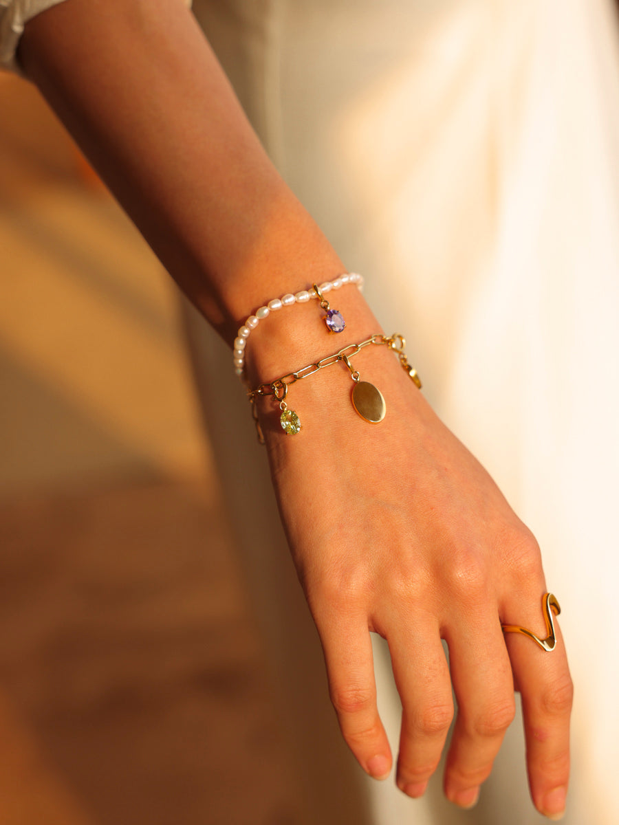 Neria – Pulsera de Perlas Naturales