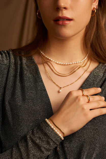 Aveline – Collar de Perlas Naturales