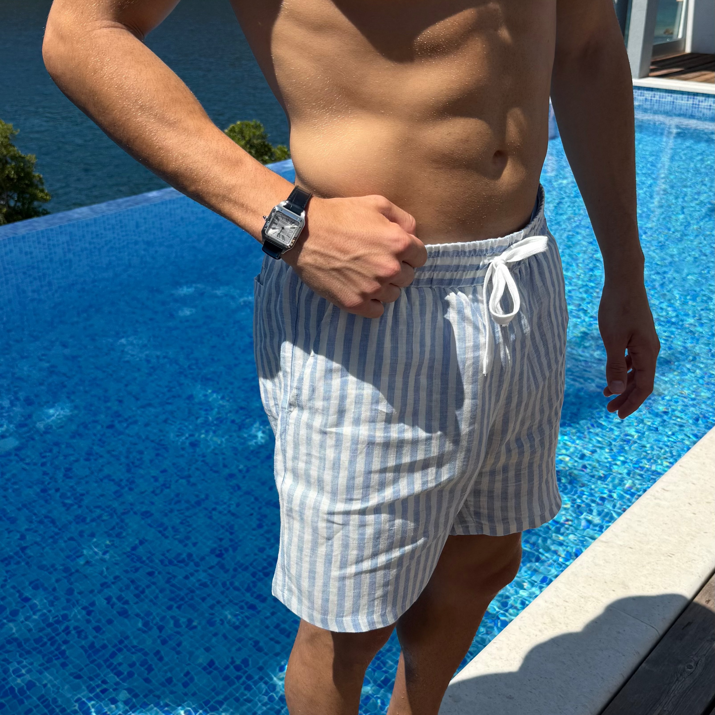 MISTRAL | Shorts de Lino Premium
